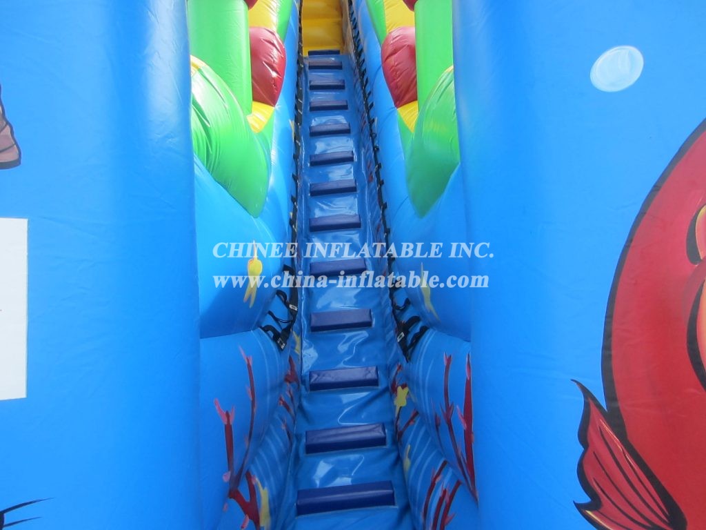 T8-1418 The Ocean Inflatable Slide