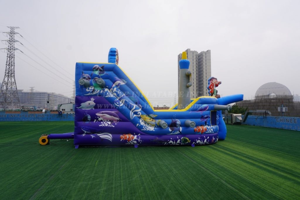 T8-1352 Pirates Ship Inflatable Playground