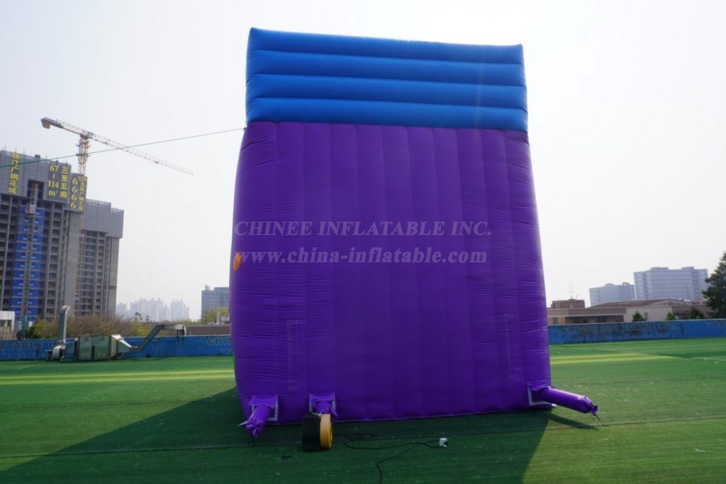 T8-486 Clown Inflatable Dry Slide