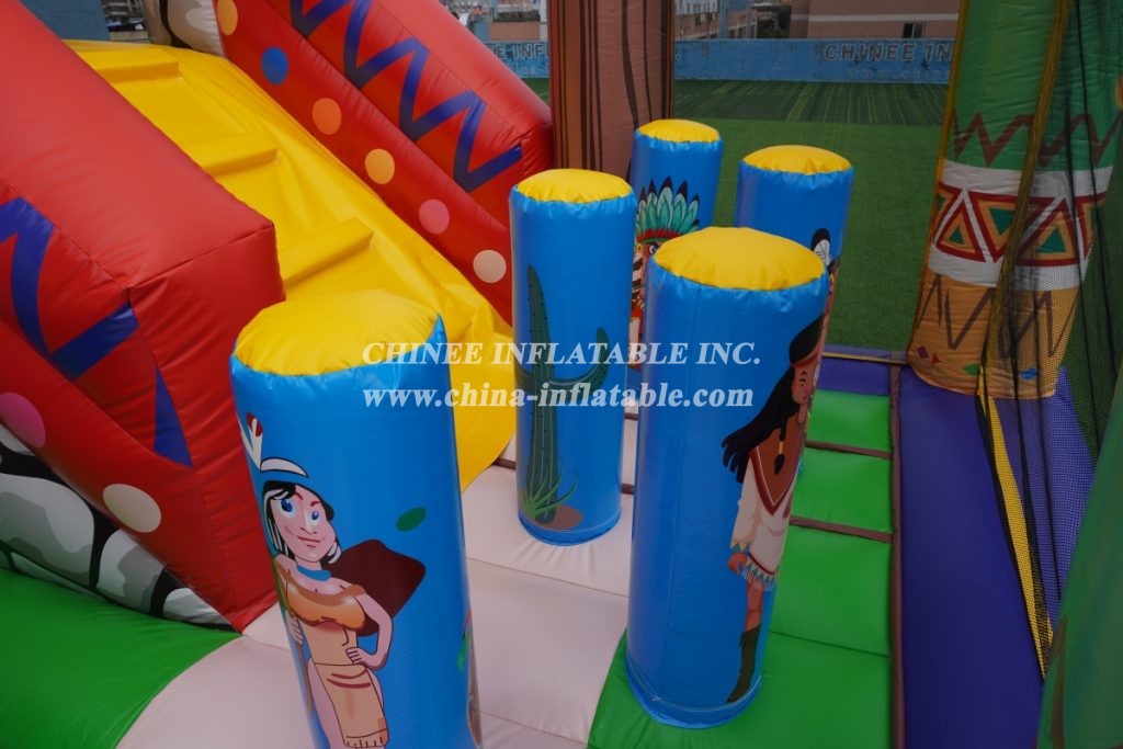 T6-501 American Indian Bouncy Castle