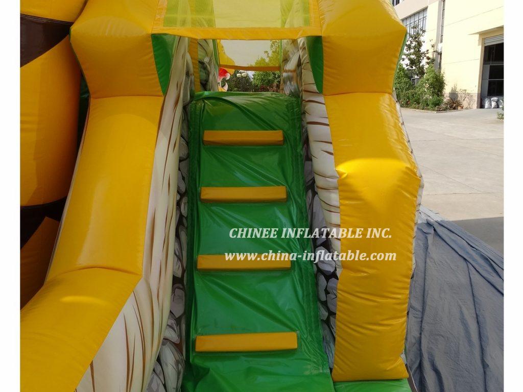 T8-1550 Jungle Themed Inflatable Dry Slide