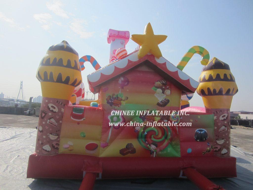 T2-3492 Candy Inflatable Playground Funcity