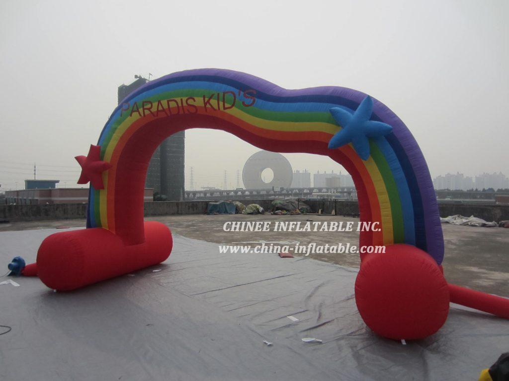 Arch1-222 Rainbow Inflatable Arches