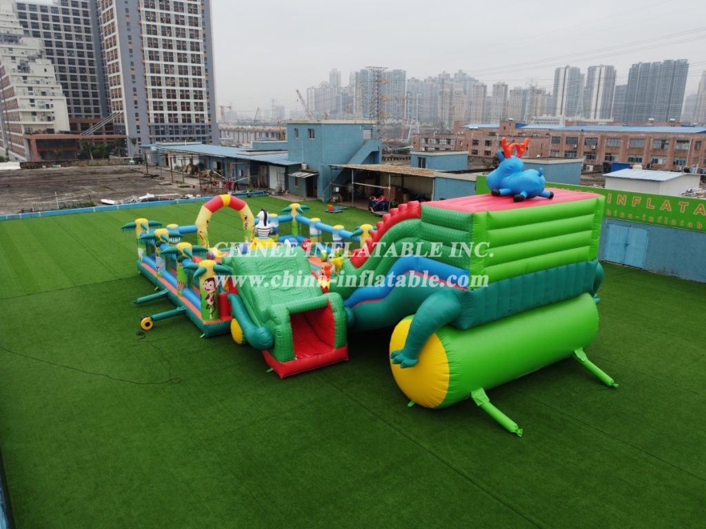 GF2-017 Jungle Theme Inflatable Funcity