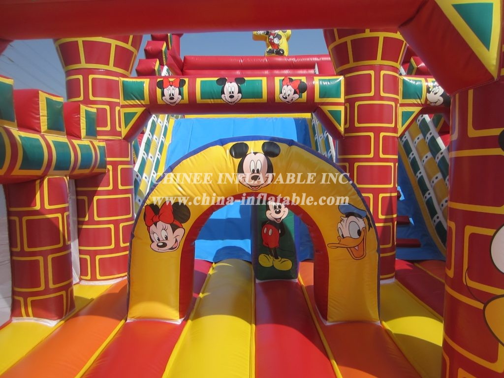 SD-D007 Disney Donald Duck Mickey & Minnie Bouncy Castke