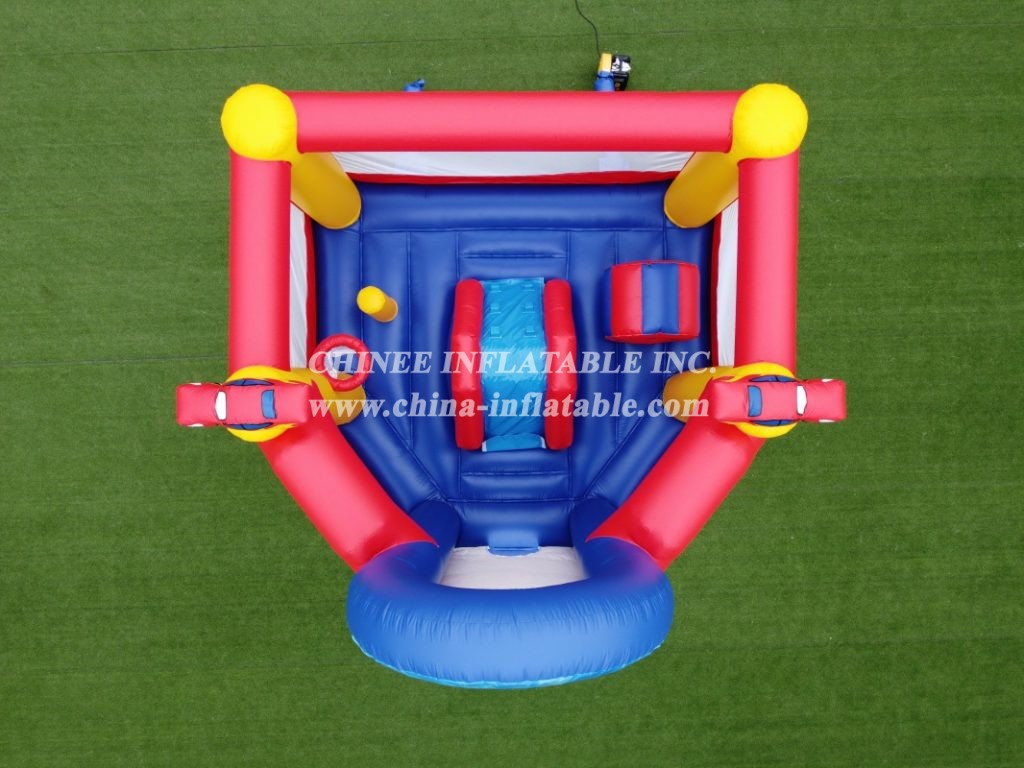 T2-3016 Cars Theme Inflatable Bounce House Jumping Combos For Kids