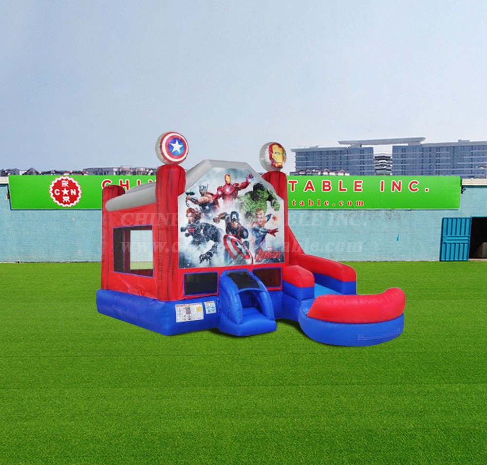 T2-4313 6In1 Marvel Avengers Combo Waterslide