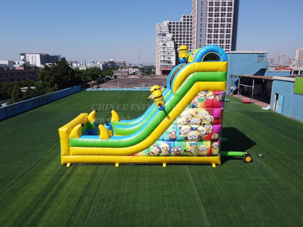 T8-4209 Minions Inflatable Slide