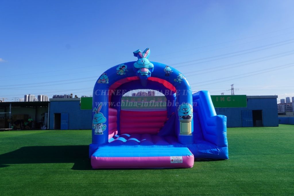 T2-1503B Rabbit Bouncy Castle With Slide