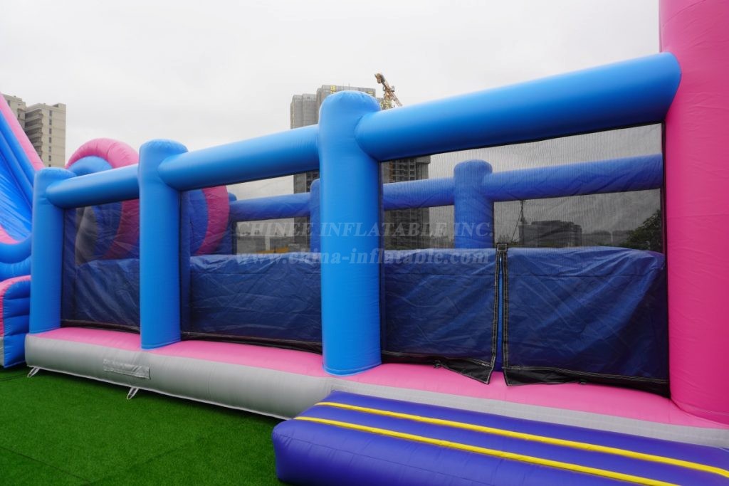 T8-4182 11-Meter High Giant Inflatable Slide With Airbag