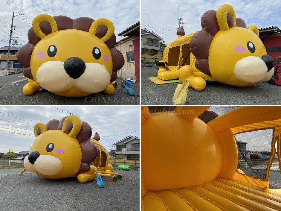 T2-4691 Big Face Lion Bounce House