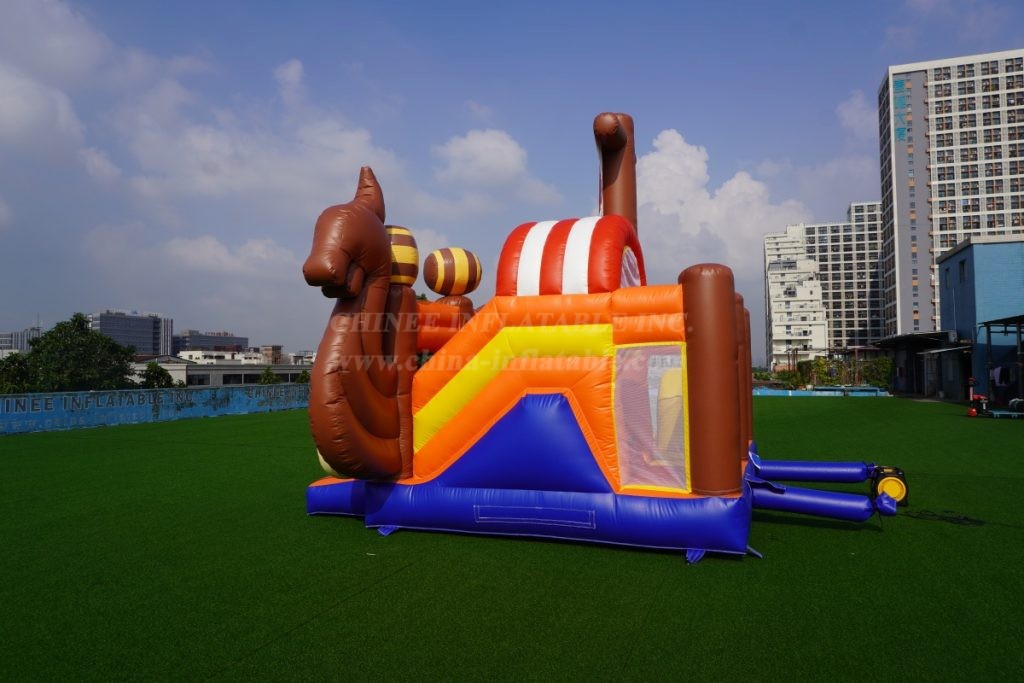 T2-3194 Pirate Ship Inflatable Playground