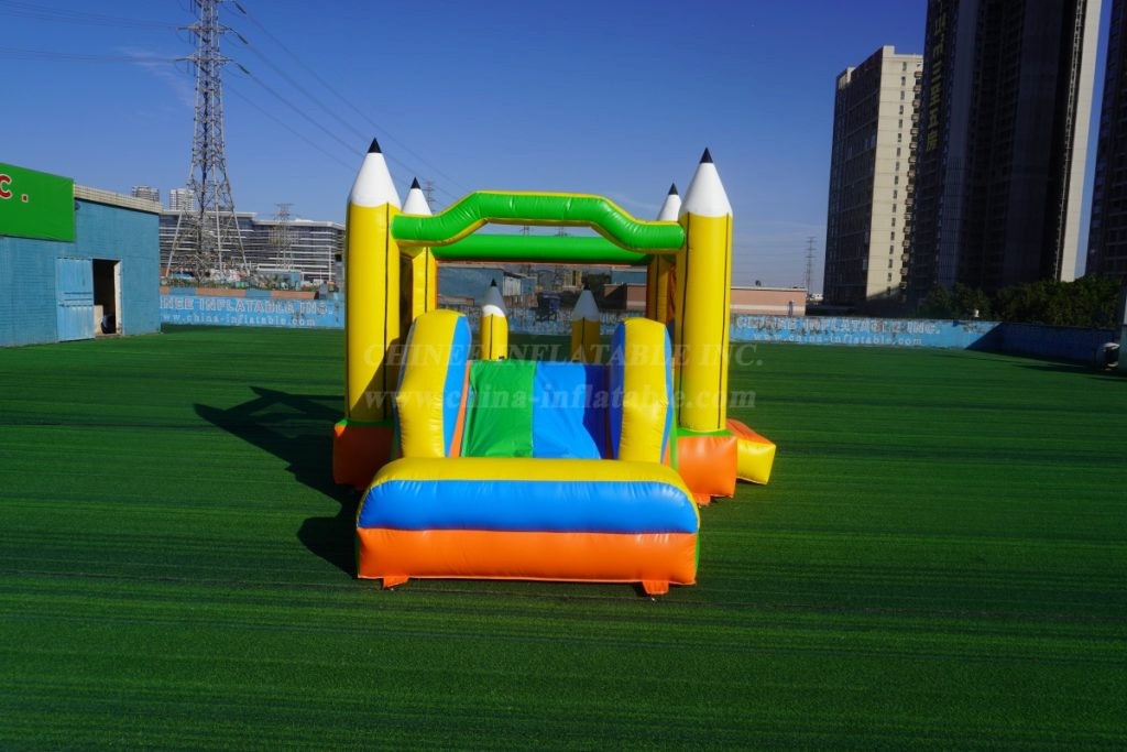 T2-5010B Crayon Bouncy Castle With Slide