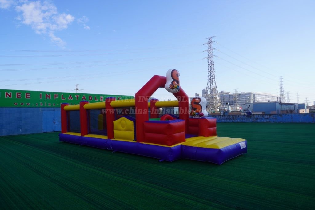 T7-568C Colorful Inflatable Obstacle Course