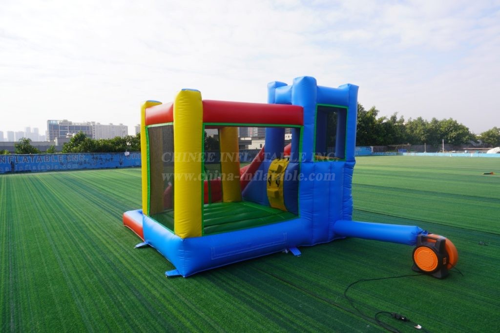 T2-8114 Inflatable Bounce House With Slide & Pool